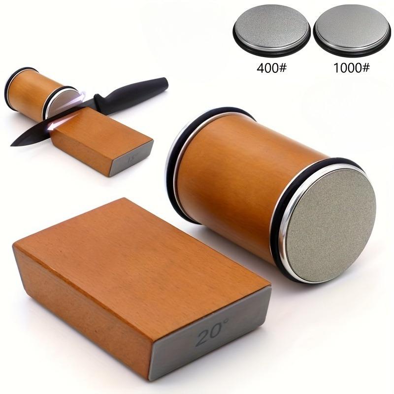 

Прямоугольный точильный камень, алмазный оселок, магнитный держатель, комплект с точилками для углов 15 и 20 градусов, кухонные аксессуары ONE SIZE коричневый