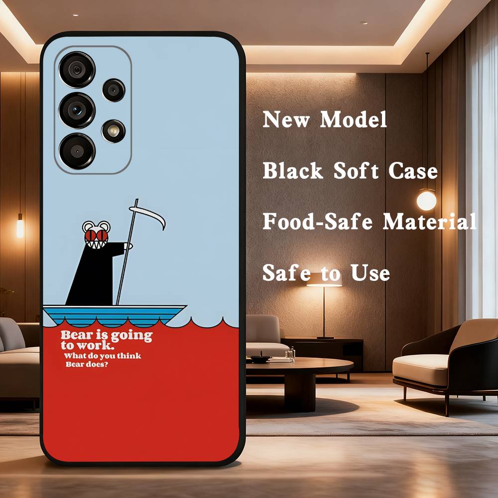 Bnad R-Radiohead Case For Samsung Galaxy A73,52,71,22,Note,31,8,9,53,32,72,41,J7,Soft Black Silicone Cover