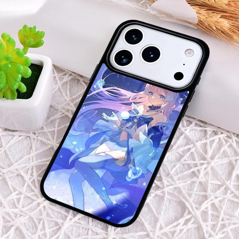 Genshin Impact Sangonomiya Kokomi print Phone Case for iPhone 17 Air 16 15 11 12 14 13 Pro Max Shockproof Cover