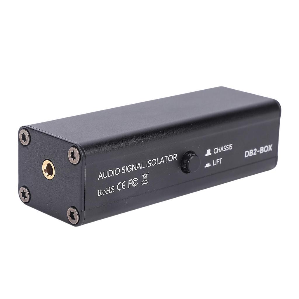 Audio Signal Isolator Passiver Brummunterdrücker Präzise Isolation 3,5mm Schnittstelle Audio Rauschfilter für Konzertstudio