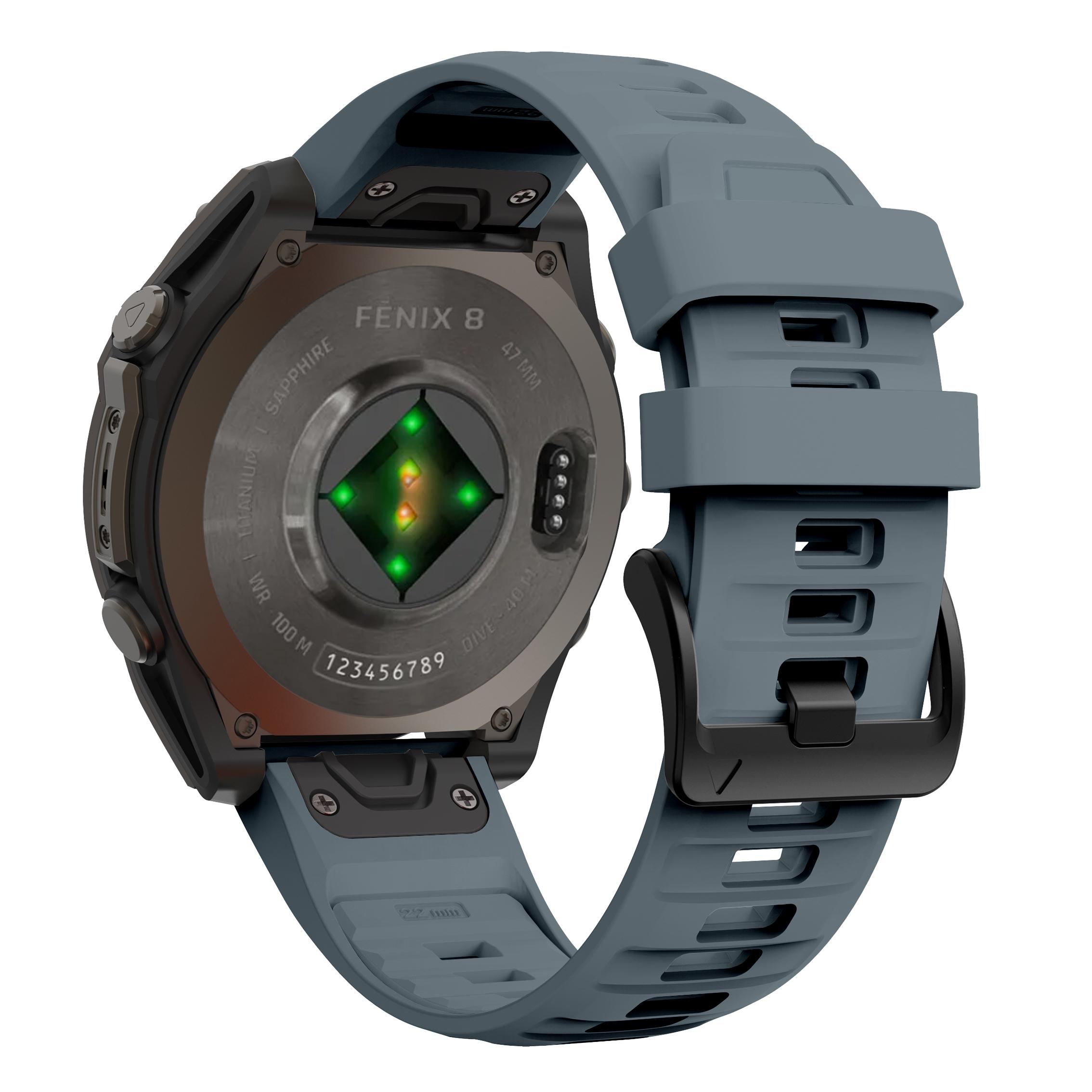 

QuickFit Band For Garmin Fenix 8 Pro 47mm AMOLED 22mm 26mm Silicone Strap For Fenix8 Pro 51mm MicroLED/7 7X Solar 6 6X Bracelet QuickFit 22mm