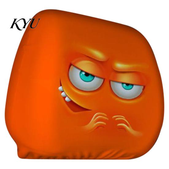 Universal Fit Vehicle Interior Decor Car Headrest Cover, Funny Horror Cartoon Print, Stretchy Seat Easy Install Sleeves Protector, Auto Decoration for