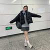 Winter women's bread clothes padded jacket women's trend personalized street short stand-up collar padded clothes