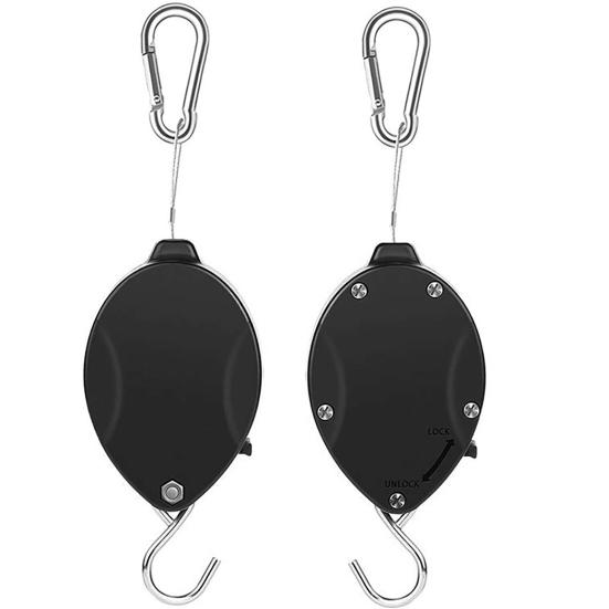 3 Pcs Retractable Plant Hanger Heavy Duty Plant Pulley Easy
