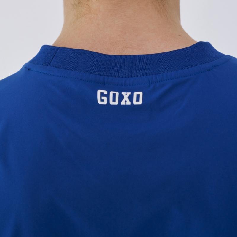 Goxo Woven PockeT T shirT Hook Slice Blue