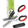 Stainless Steel Five-Layer Herb & Vegetable Scallion Shears