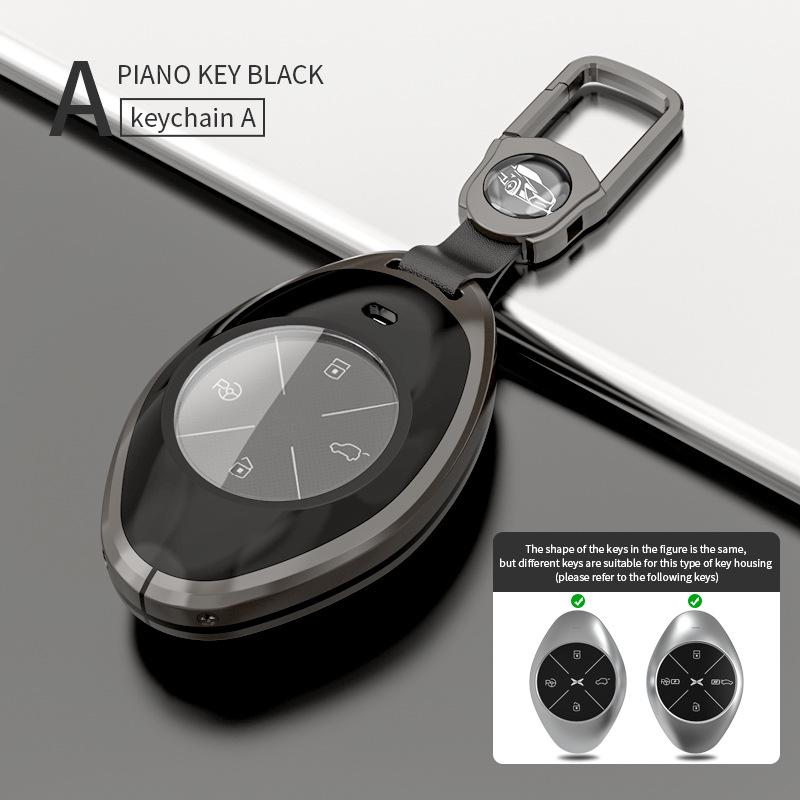 Xiaopeng Key Case for P70/P7/P5/G3/G9/BETA - Car Key Bag with Buckle
