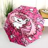 Rainbow Unicorn Donut Magic Folding Umbrella Suitable For All Seasons Suitable For All Seasons Outdoor Three Folds Light