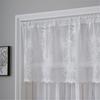 Breathable Sheer White Curtains for Window Stylish Lace Designs Kitchen Dining Decoration