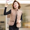 Women's Plus Velvet Thickened Plaid Cardigan Vest
