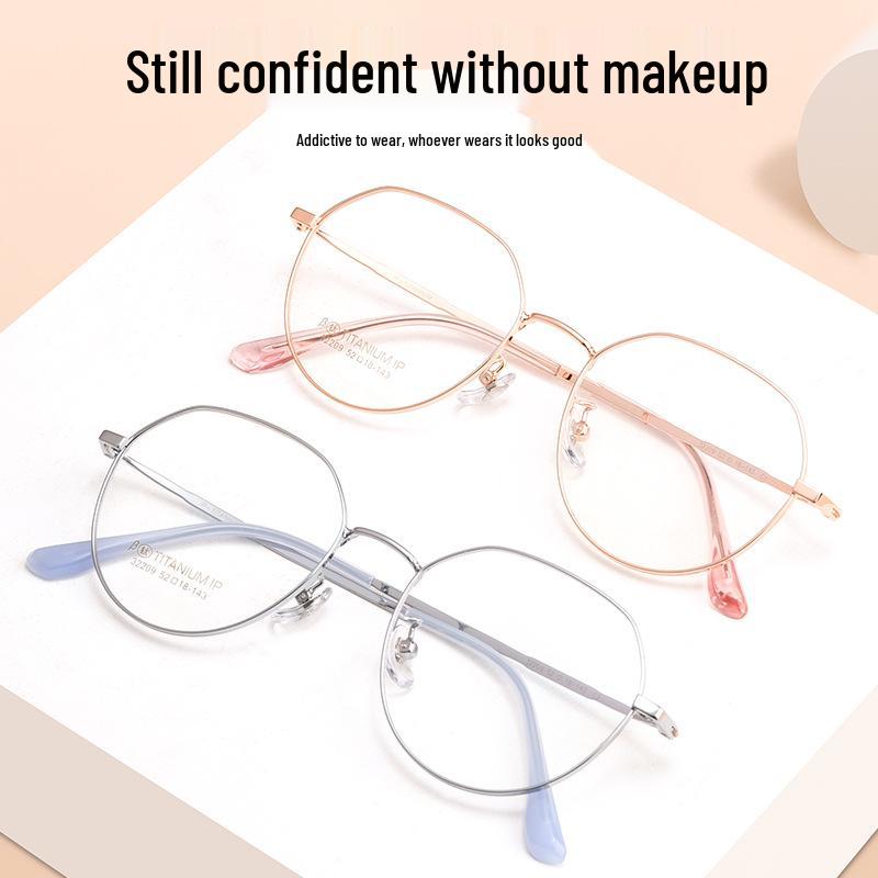 Danyang 32209 Women's Retro Pure Titanium Ultra-light Myopia Glasses for Small Faces