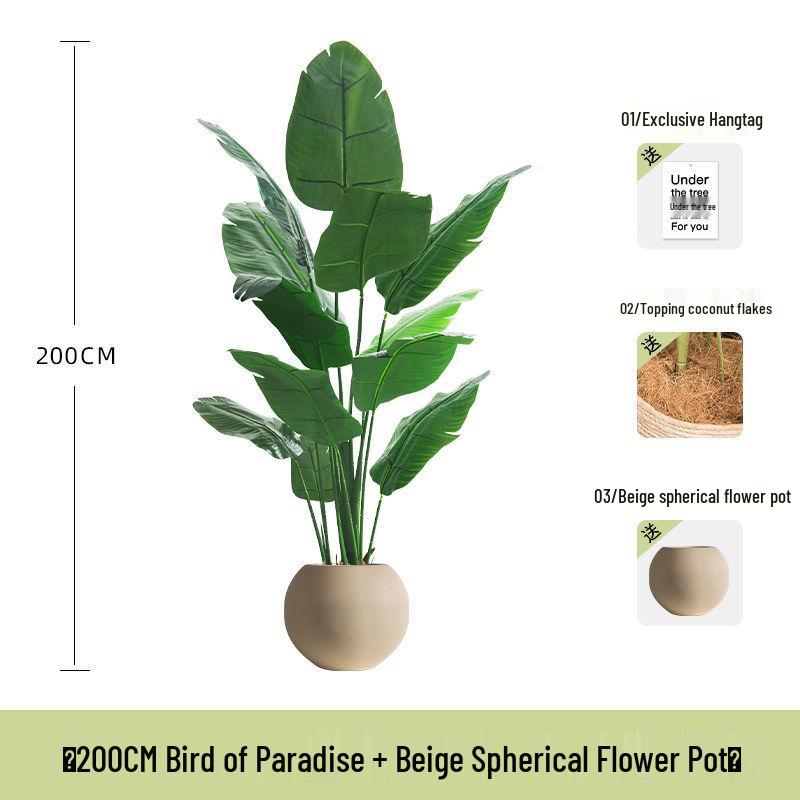 Luxurious Bionic Bird of Paradise: Large Artificial Indoor Floor Plant Decoration