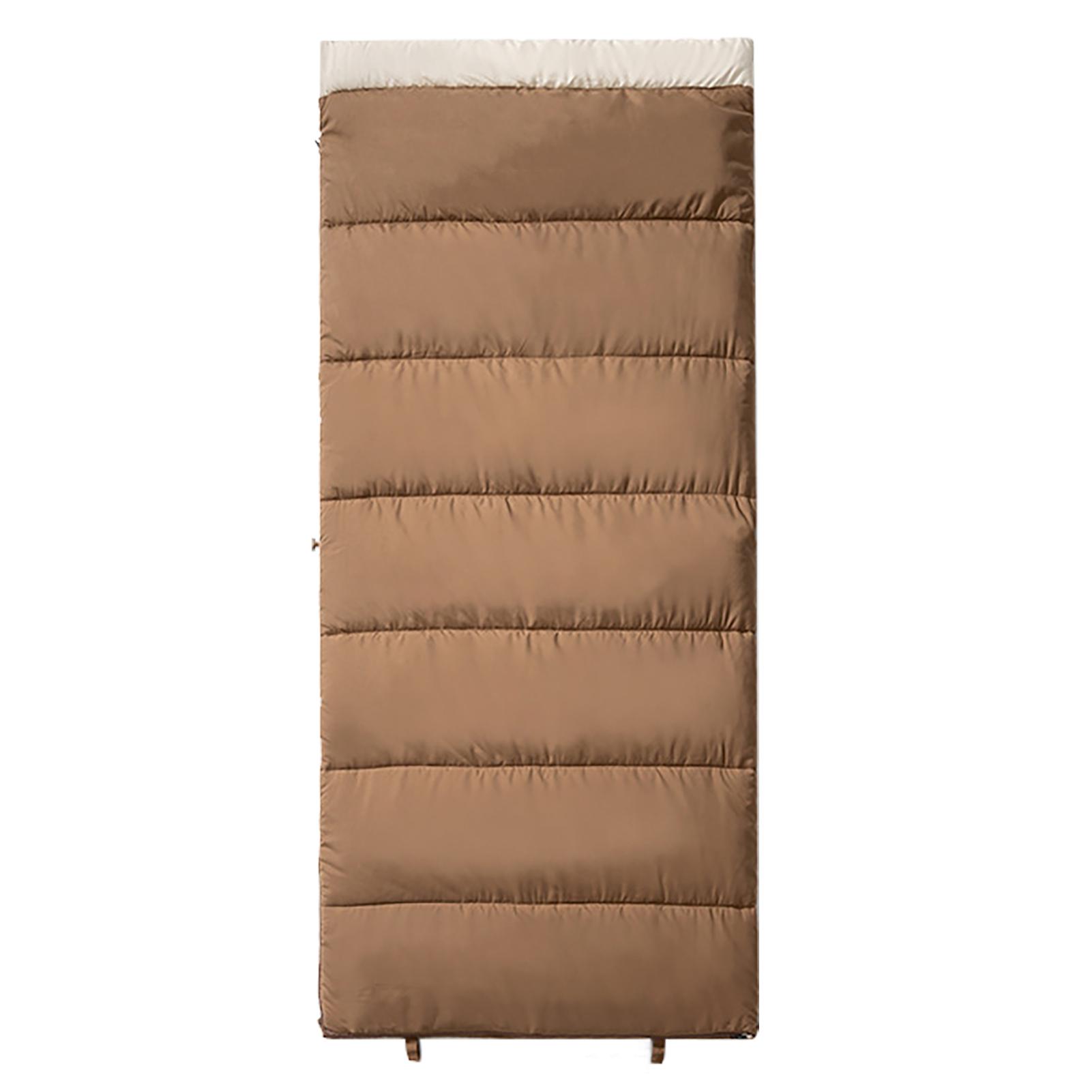 Sleeping Bag Lightweight Thicken Wrinkle Resistant Portable Outdoor Camping Sleeping Bag for Adult Autumn Winter Single