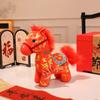 Lucky Horse Plush Toy 2026 Year of The Statue Stuffed Pony Doll Auspicious Festival Decor Gift for Adult Child Family