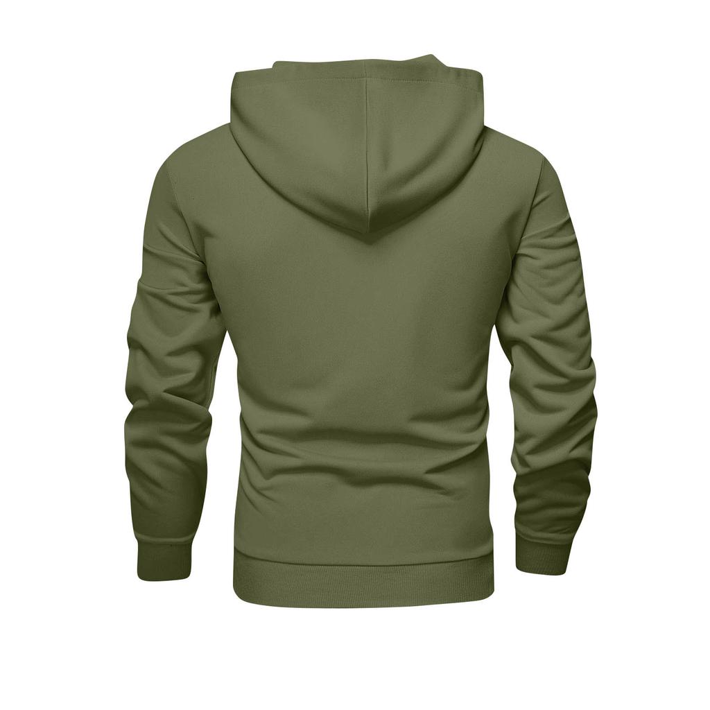 Men's Color Hooded Universal Versatile Hooded Sweatshirt Sweatpants Casual Sports Suit