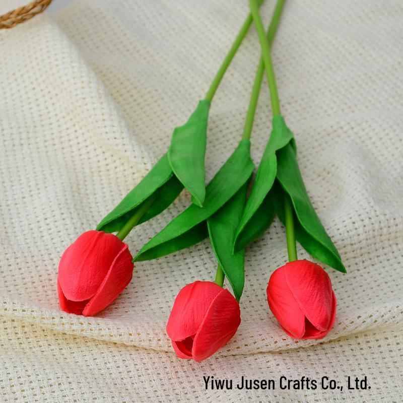 Tulip Artificial Flowers for Home Decor and Wedding Bouquets