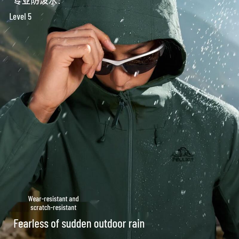 PELLIOT Men's CORDURA Windproof Softshell Jacket