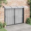 Vidaxl Door Awning, Black, 350X100 Cm, Polycarbonate