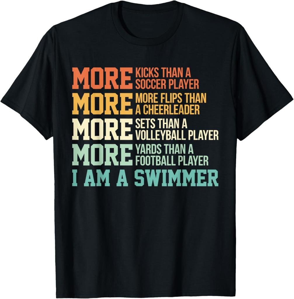 Swimming Saying Swim Funny Swimmer Swim Design Unisex T-Shirt