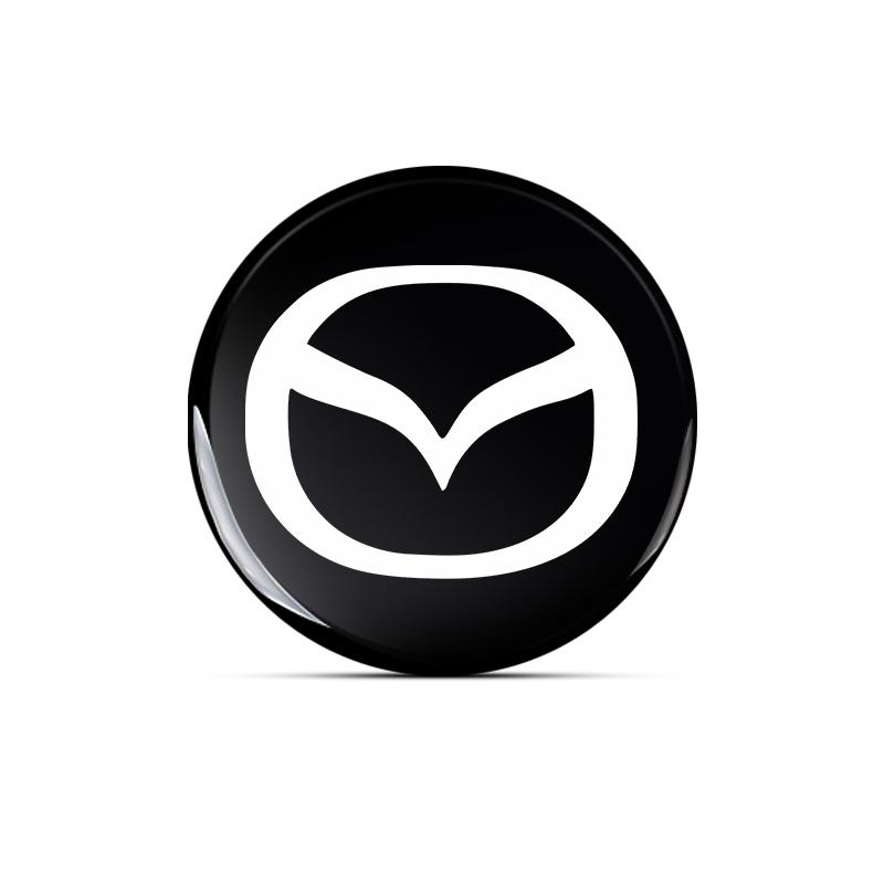 14mm Car Key Emblem Stickers Auto Control Key Logo Accessories For Mazda 3 6 CX5 2 CX3 CX9 MX5 RX8 Axela Demio MS CX5 2 Axela Demio Atenza MS GH BK MP