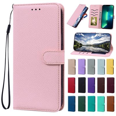 Leather Wallet Flip Case For Samsung Galaxy M14 M13 M12 M11 M04 M01 Soft Back Cover With Card Holder