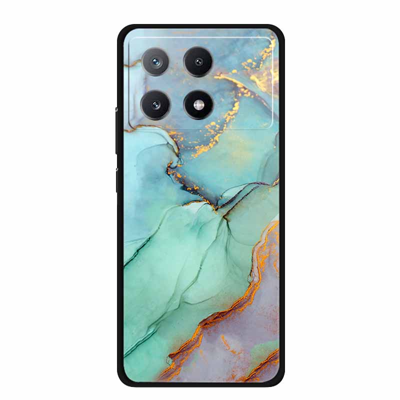 For Xiaomi Poco F8 Pro Case Gradient Marble Silicone TPU Soft Phone Case for Poco F8 Pro Pastel Back Cover Funda Poco F8 Pro 5G