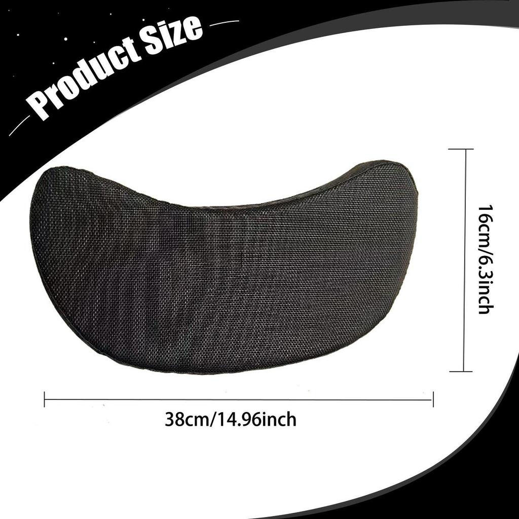 Lounger Chair Pillow Head Ergonomic Removable Soft with Strap Replacement for Outdoor Chaise