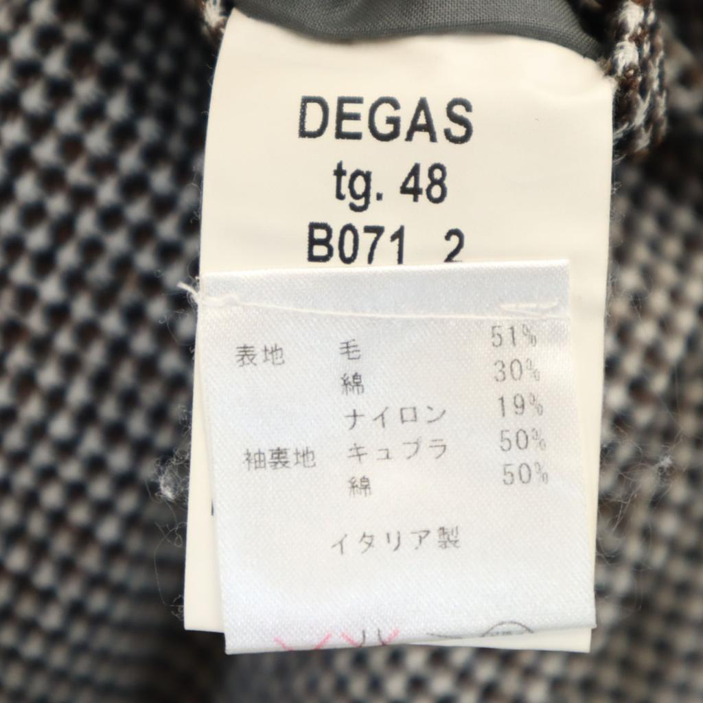 THE GIGI DON'T LOOK BACK Made In Italy Wool Blend Houndstooth Tailored Jacket Men's Used