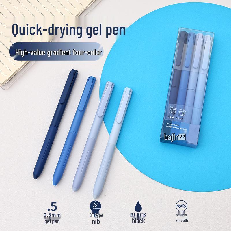 

Gradient Morandi Retro Ballpoint Pen - High Appearance Journaling & Exam Pen, Fruit Series, Black. 0.5mm