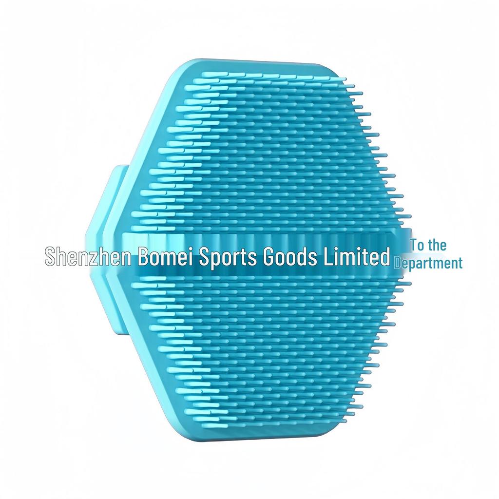 Men's Silicone Facial Cleansing Brush, Pore Cleaner, Blackhead Remover, Soft Bristle Massage Brush for Makeup Removal.