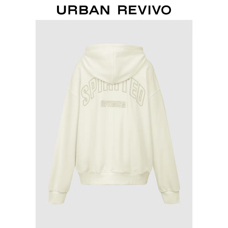 

UR 2025 Autumn Women s Letter Embroidered Hooded Loose Coat M (M-L)