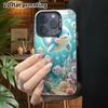 Phone Case: 2D Flat, Suitable for iPhone 18, 17, 16, 15, 14, 13, 12 Pro Protective Case, Little Dolphin Under the Sea, Perfect Christmas and Halloween