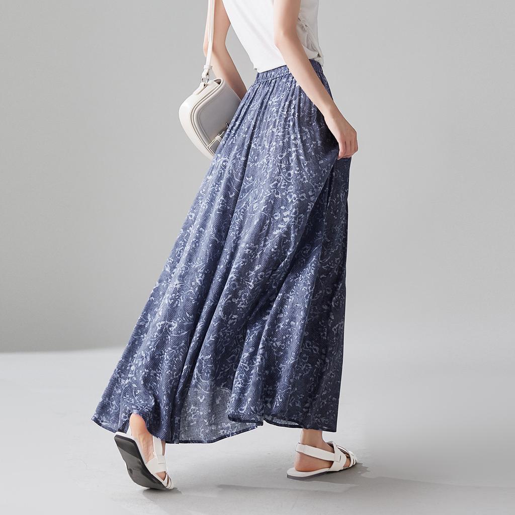 High Waisted Printed Skirt
