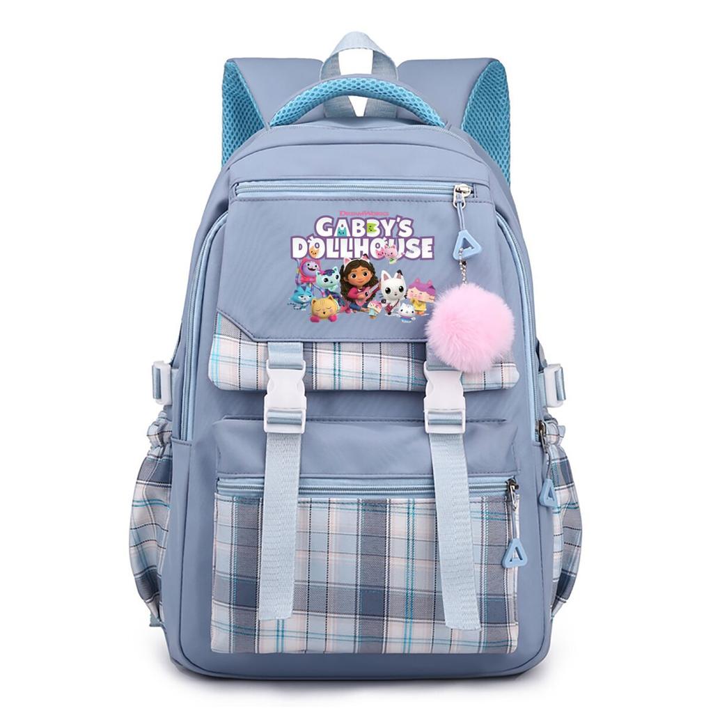 Gabys Puppenhaus Animierter Peripherer Bedruckter Rucksack College-Wind Hohe Kapazität Studenten-Schultasche