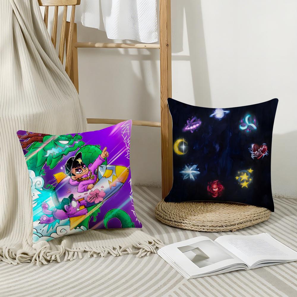 Character S-Saiko Sakura Cushion Cover Breathable Linen Pillowcase Summer Odorless Eco-Friendly Invisible Zipper Washable