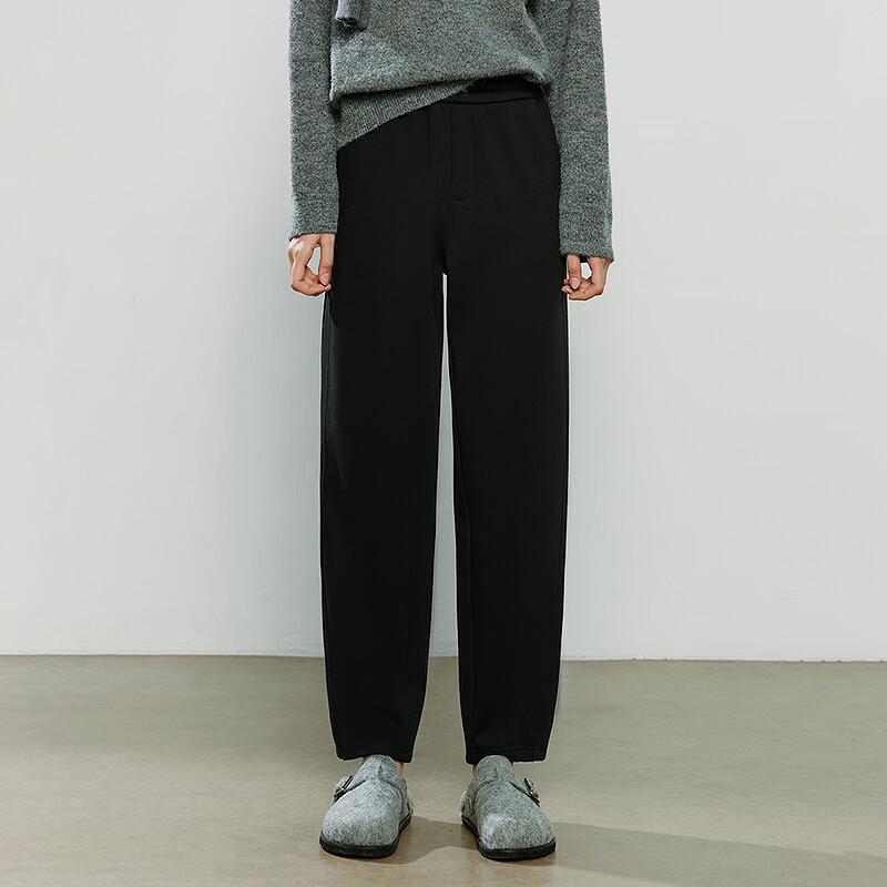 Chuyu Women's Winter Tapered Sweatpants with Fleece Lining