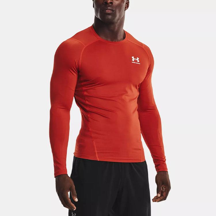 Under Armour HeatGear® Logo Training Shirt Men tops Orange 1361524-839