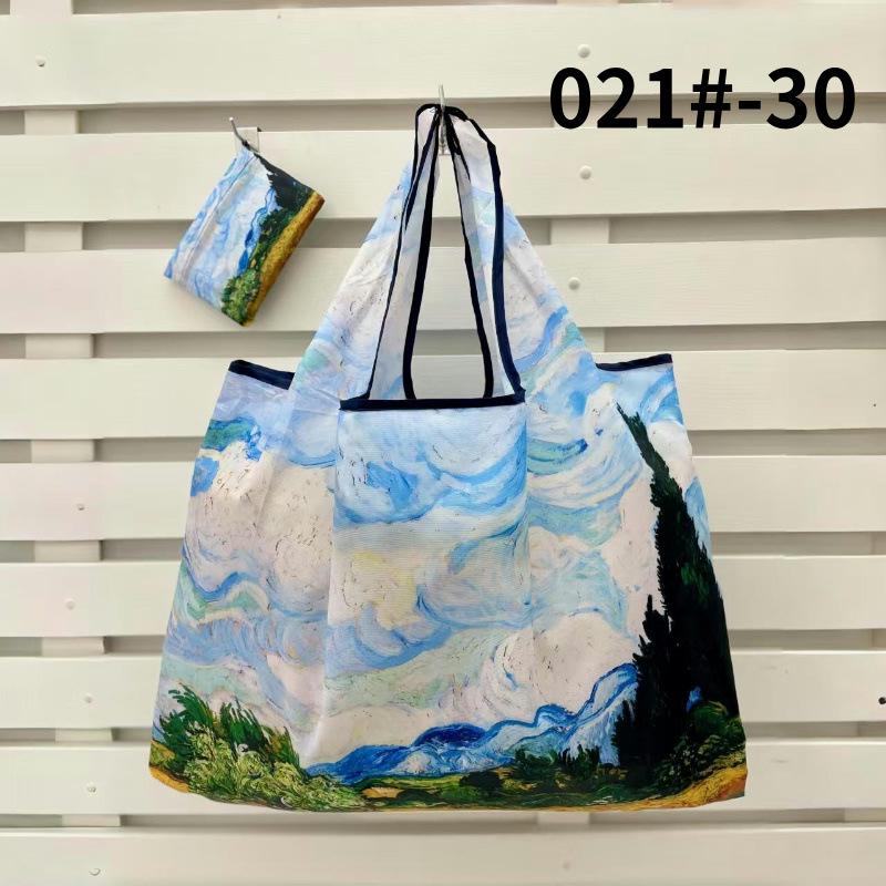 Eco-friendly Foldable Large Capacity Shoulder Tote for Groceries