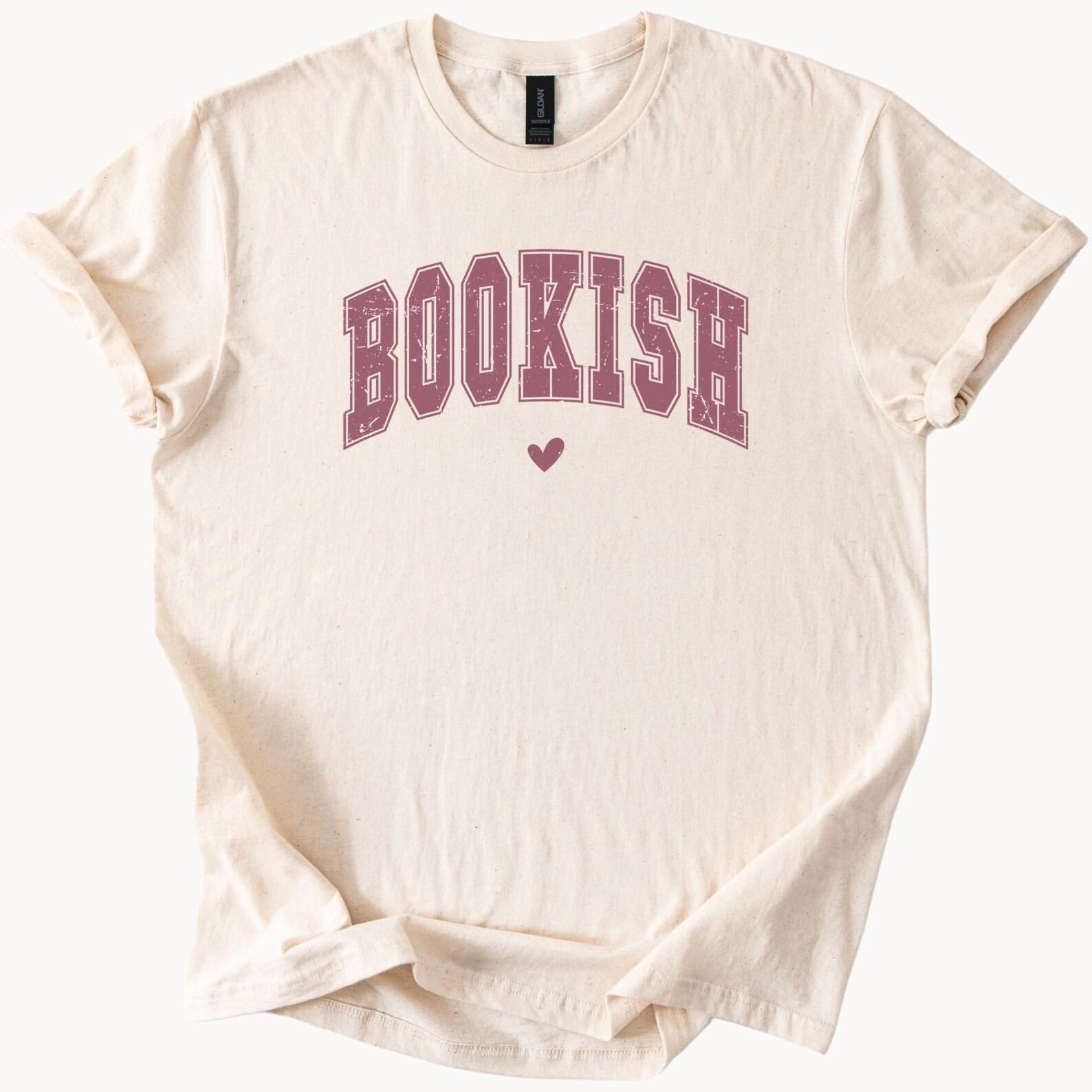 Bookish Graphic T Shirt Cute Reading Lover Shirt Bookworm Gift Book Club Tee Literary Aesthetic Shirt Book Lover Apparel 100