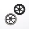 Wheelchair Front Wheels Manual Wheelchair 6 Inch Front Wheel Replacement Puncture-Resistant Tire for Outdoor Activities