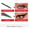 YANQINA Double Header, One-Eyed Pen - Speed ​​Dry Waterproof, Makeup Roll, Tap Fiber Long Mascara