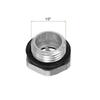 Oil Level Sight Glass Convenient Sight Glass Set for Air Compressor Oil Level Inspection 5PCS 1/2 Threaded Aluminum Sight Glass