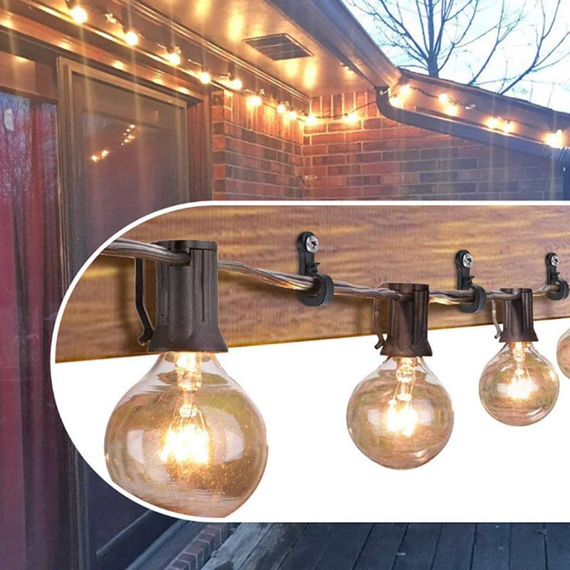 10 Stück Lichterhaken, Lichterhaken, Schraubhaken zum Aufhängen von Lichterketten und Drahtpflanzen, Windspielen