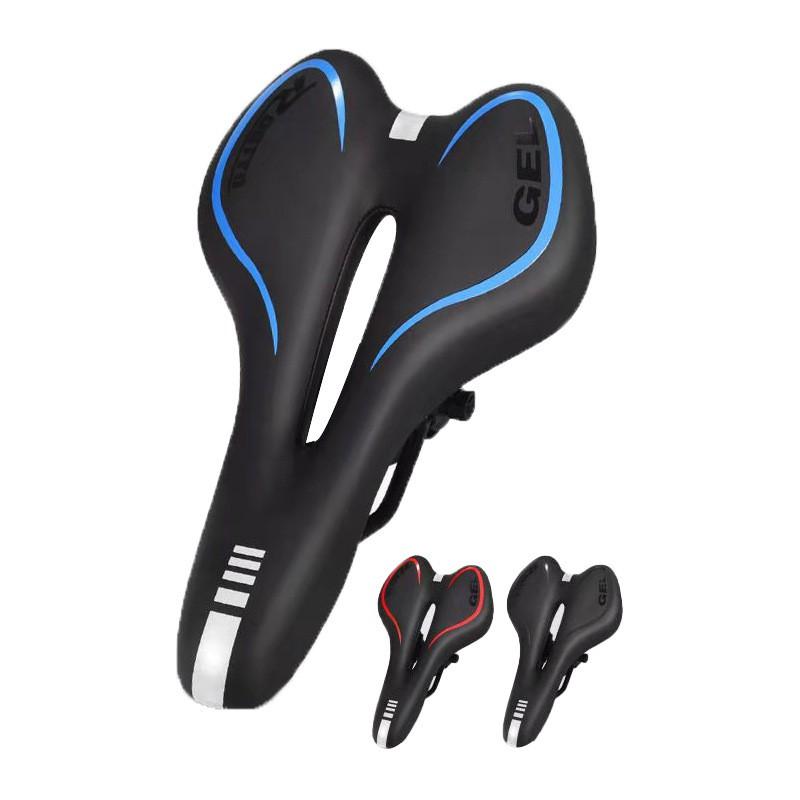 Comfortable Silicone Mountain Bike Saddle Seat Off-Road Cycling Riding Gear Accessory