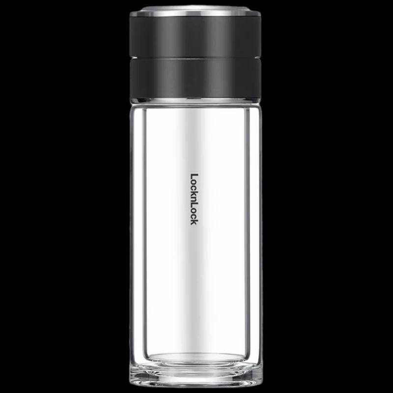 LocknLock Tea Separation Double-Layer Glass Bottle