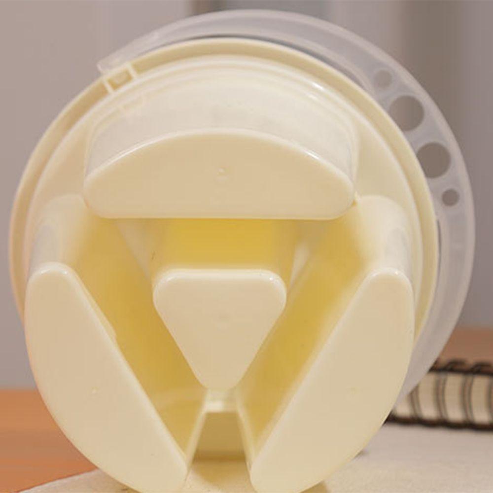 2 Pcs Thickened Design Paint Brush Wash Bucket Translucent Multifunctional Art Brush Bucket Colorful Portable