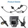 4 Pcs ABS Wheel Speed Sensors Compatible with Honda Accord 2.4L L4 3.5L V6 2008 2009 2010 2011 2012, Front and Rear abs Sensors, Replacement for