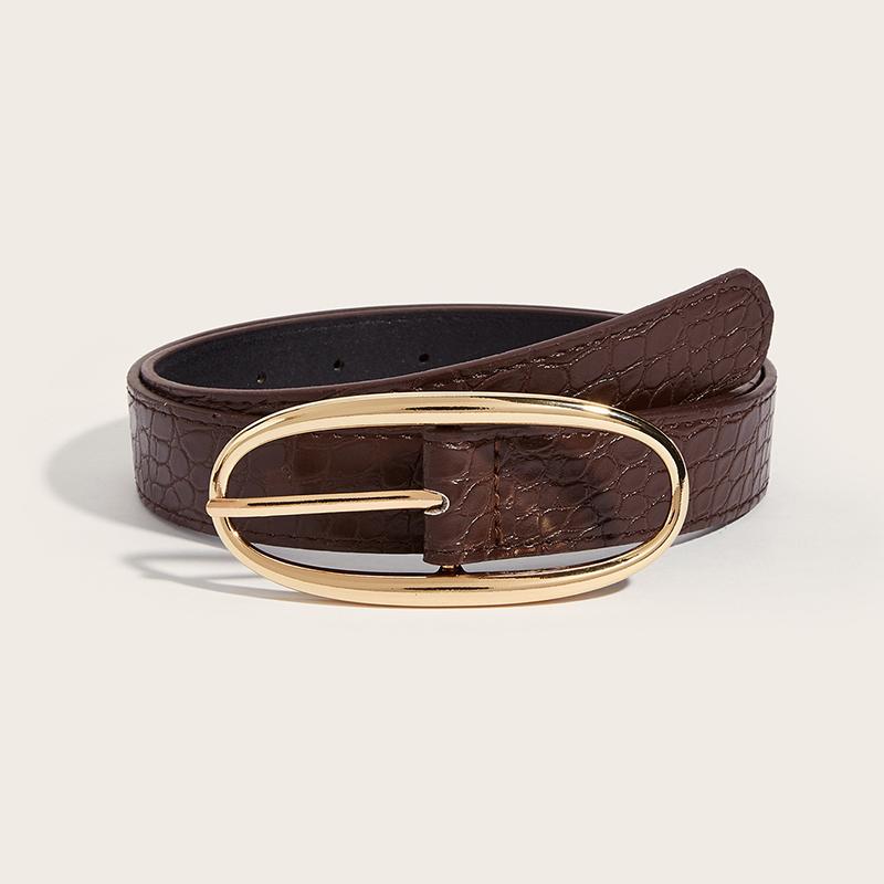 Fashionable Retro Belt For Women, 2025 New Design Sense, Minority Red Belt With Jeans Belt