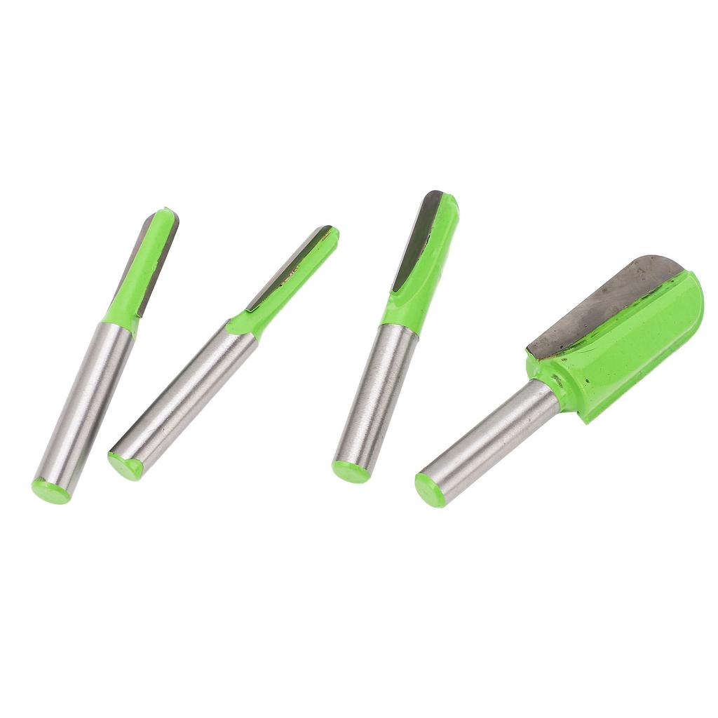 4 BUC Freze Cutie Miez Nas Rotund Adânc Coadă 8mm Freză Ruter CNC Prelucrare Lemn Cioplire Freză