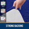 Olanly Shaggy Soft Absorbent Bath Rug Bathroom Rug Mat Non Slip Thick Plush Machine Washable Bath Mat For Bathroom Shower 61x150